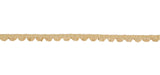Schumacher Gold Upton Fan Edge
