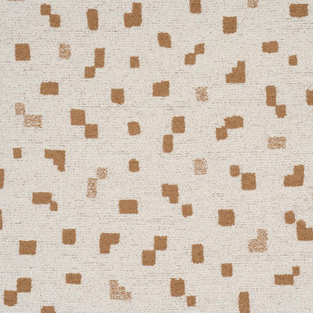 Schumacher Beni Wool Chenille Ivory & Ochre Fabric