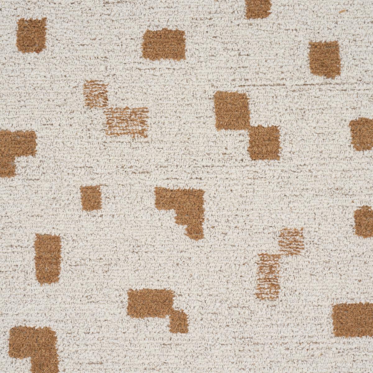 Schumacher Beni Wool Chenille Ivory & Ochre Fabric