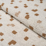 Schumacher Beni Wool Chenille Ivory & Ochre Fabric