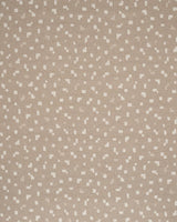 Schumacher Beni Wool Chenille Taupe & Ivory Fabric