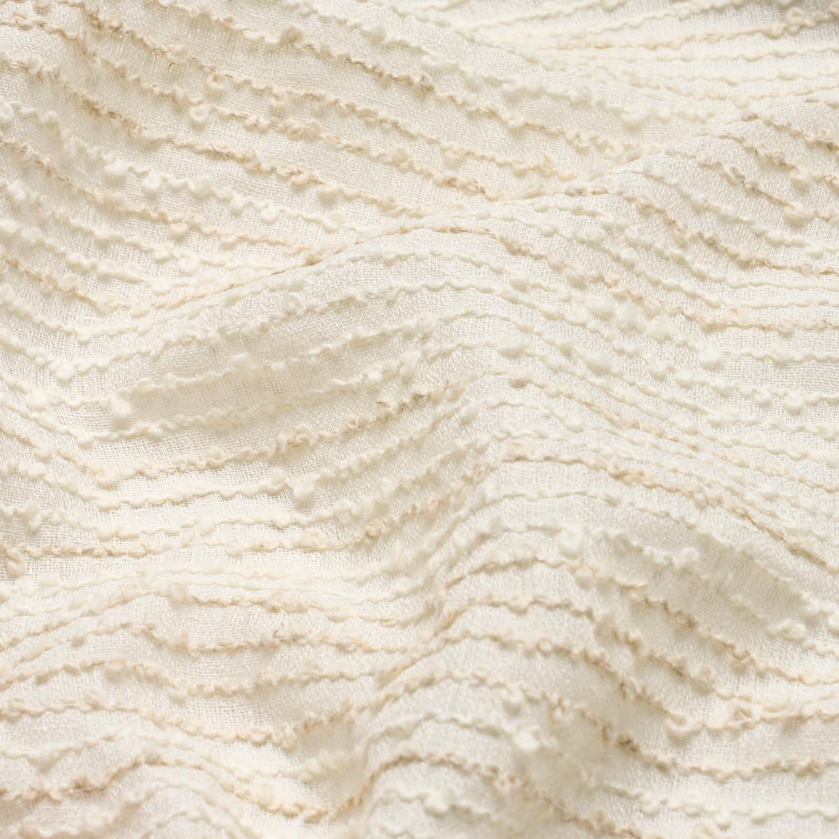 Schumacher Tallis Linen Wool Casement Ivory Fabric