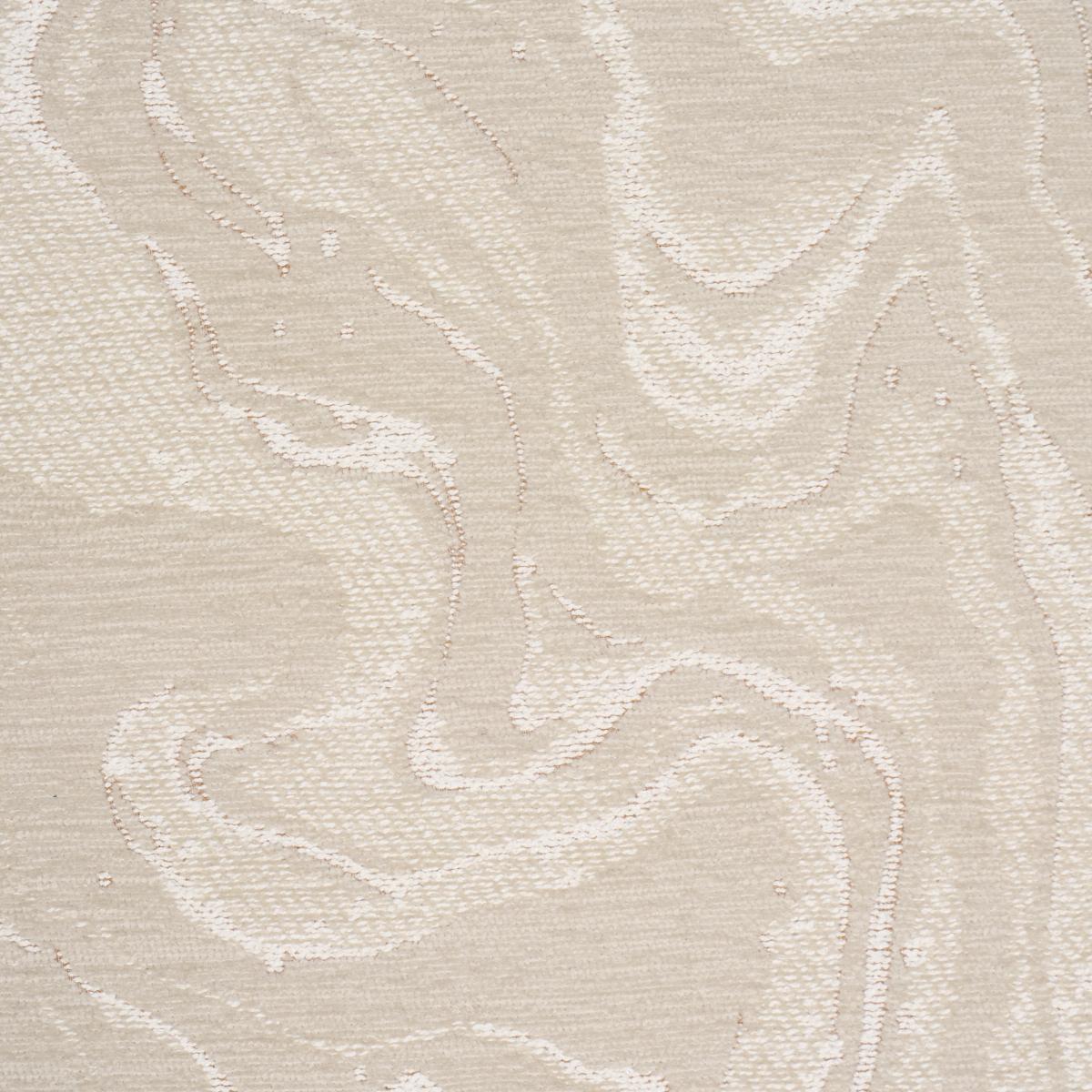 Schumacher Strata Chennile Ivory Fabric