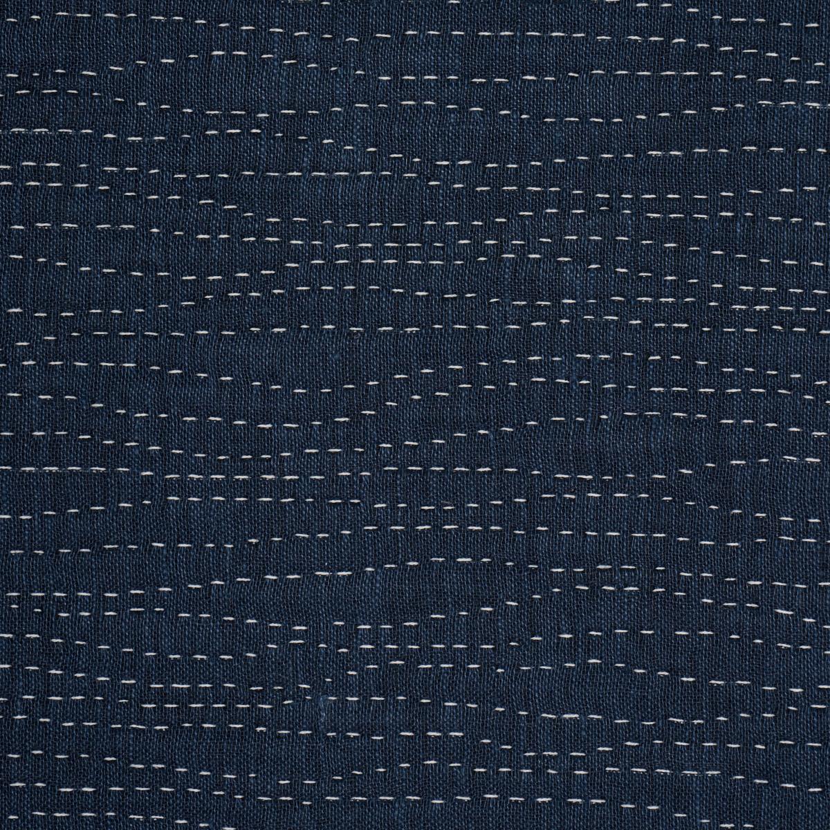 Schumacher Noa Indigo Fabric