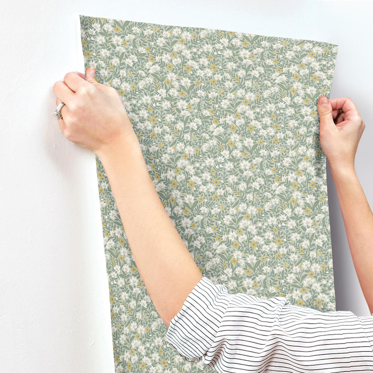 Rifle Paper Co. Sylvie Sage Wallpaper