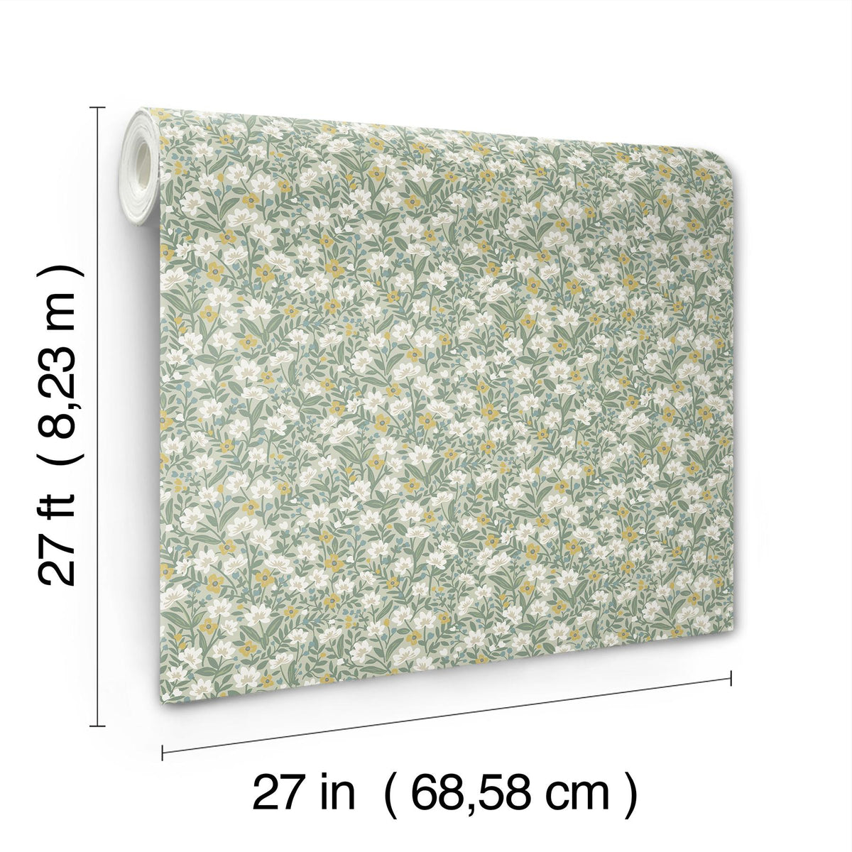 Rifle Paper Co. Sylvie Sage Wallpaper
