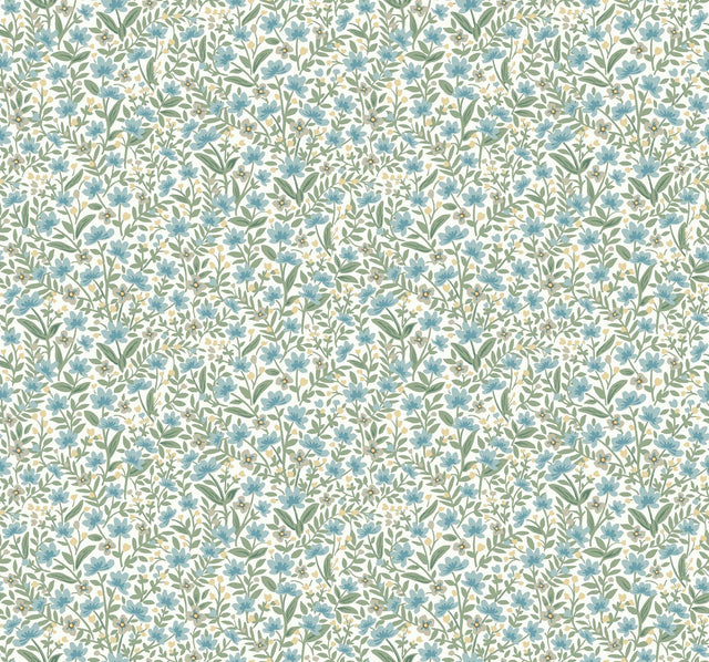 Rifle Paper Co. Sylvie Blue Wallpaper