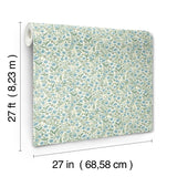 Rifle Paper Co. Sylvie Blue Wallpaper