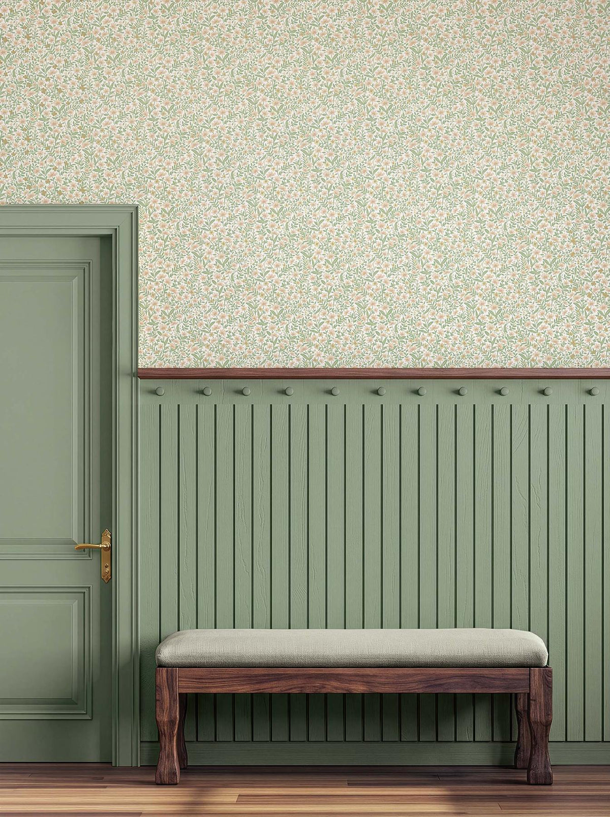 Rifle Paper Co. Sylvie Blush Wallpaper