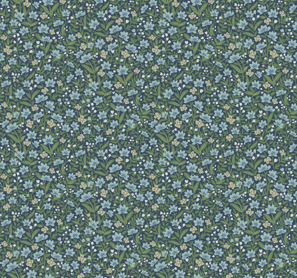 Rifle Paper Co. Sylvie Navy Wallpaper