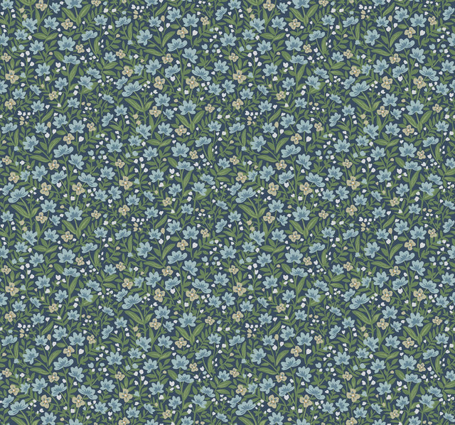 Rifle Paper Co. Sylvie Navy Wallpaper