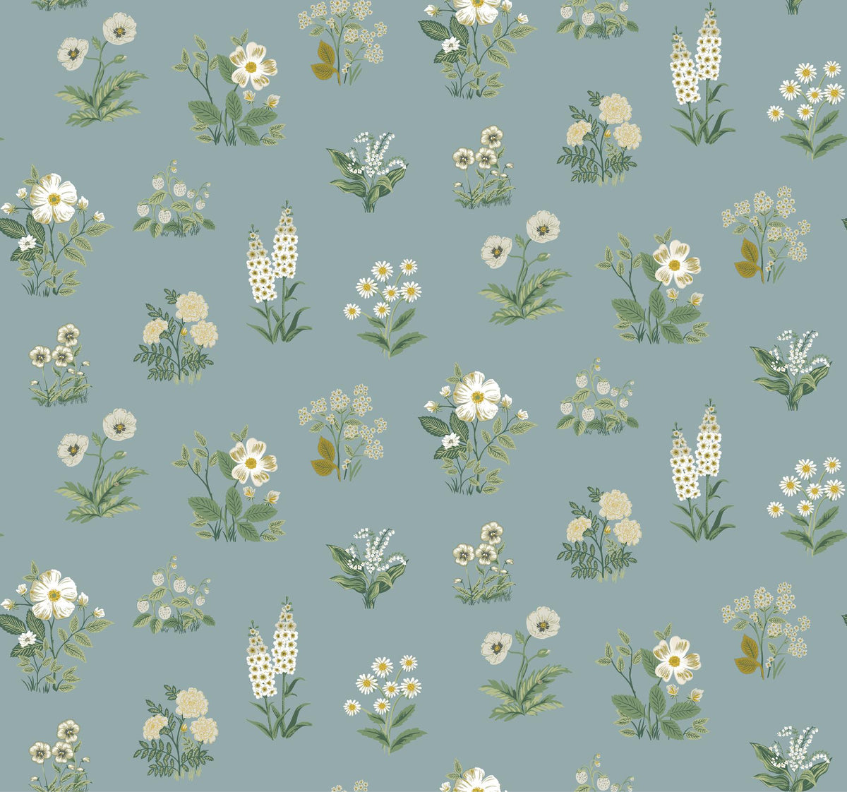 Rifle Paper Co. Botanical Slate Wallpaper