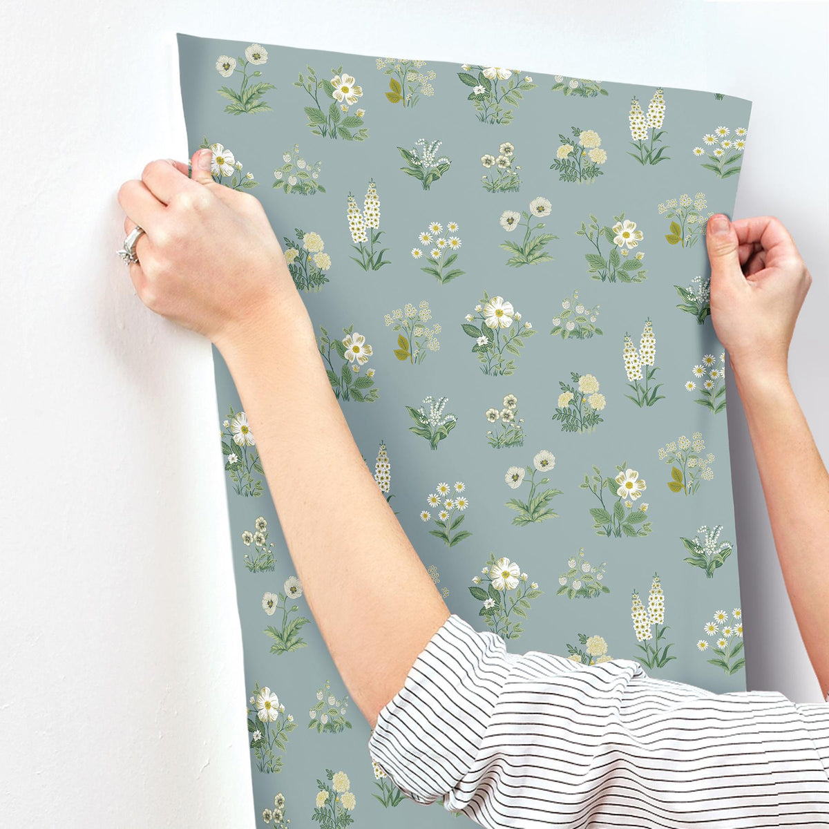 Rifle Paper Co. Botanical Slate Wallpaper