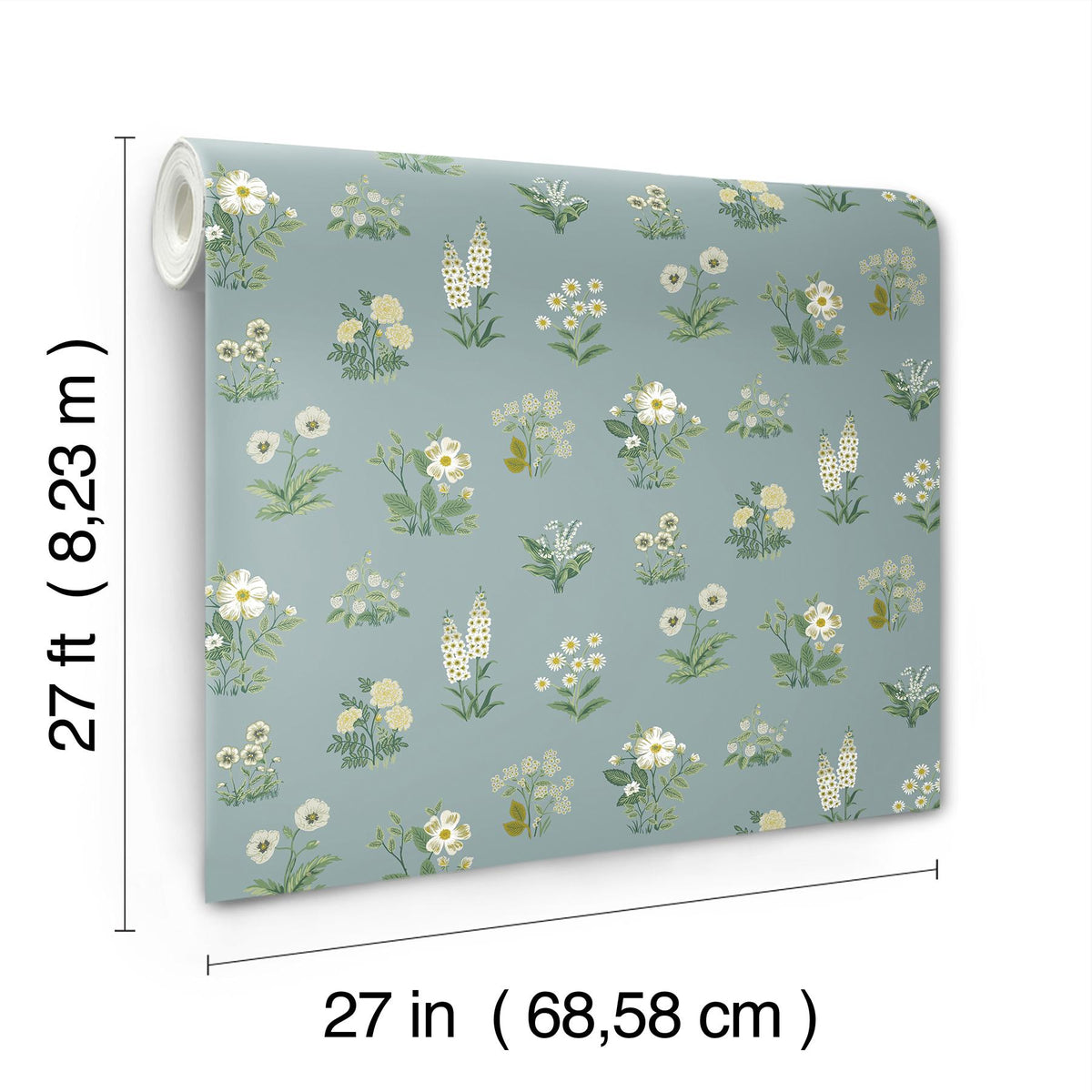 Rifle Paper Co. Botanical Slate Wallpaper