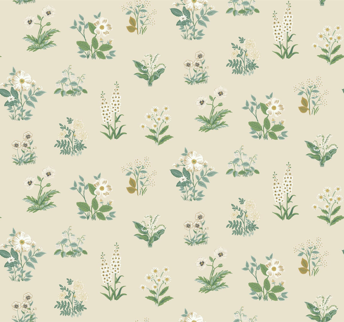 Rifle Paper Co. Botanical Cream Wallpaper