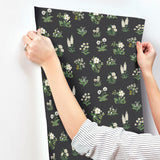 Rifle Paper Co. Botanical Black Wallpaper