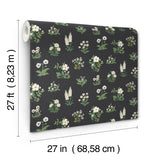 Rifle Paper Co. Botanical Black Wallpaper
