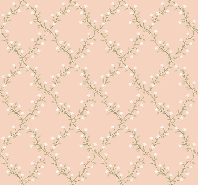 Rifle Paper Co. Bellflower Rose Wallpaper