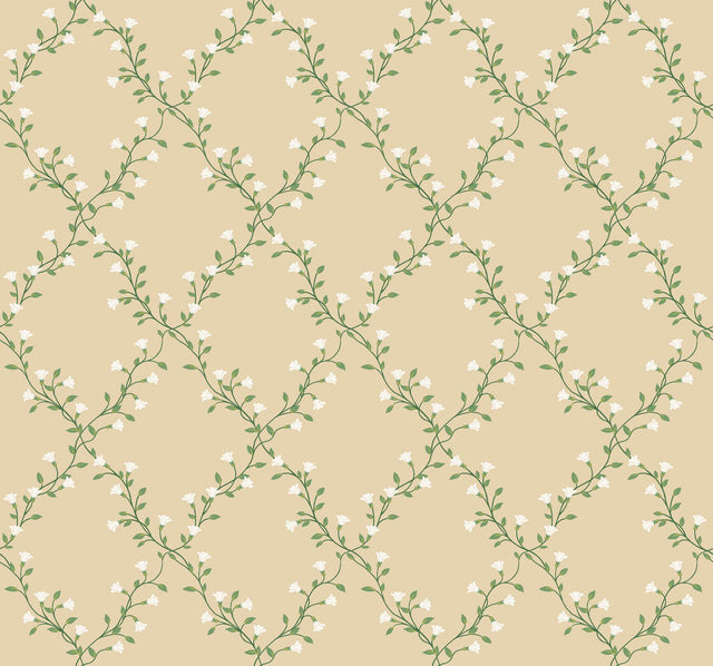 Rifle Paper Co. Bellflower Linen Wallpaper