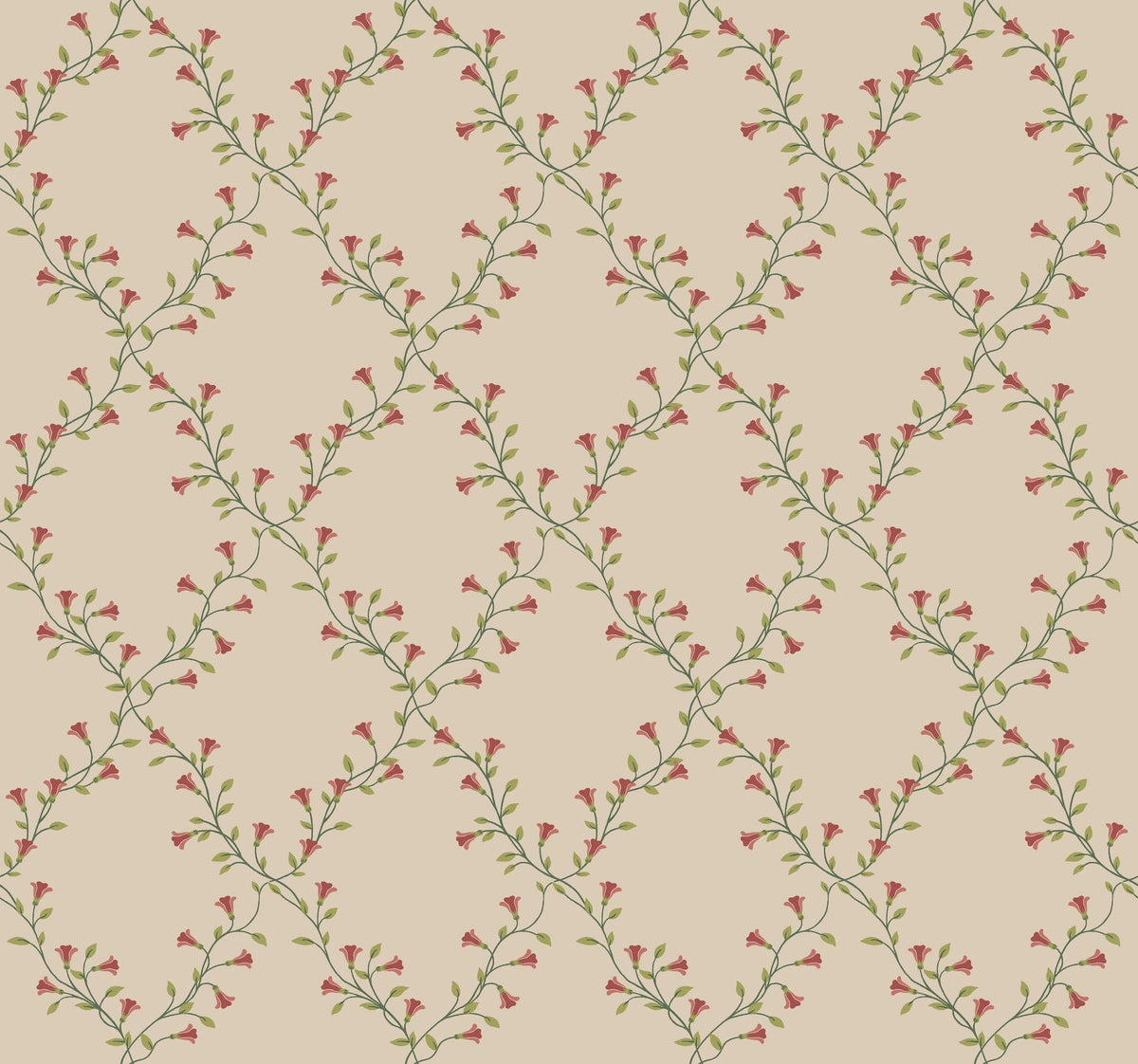 Rifle Paper Co. Bellflower Beige Wallpaper