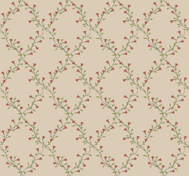 Rifle Paper Co. Bellflower Beige Wallpaper