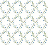 Rifle Paper Co. Bellflower White Wallpaper
