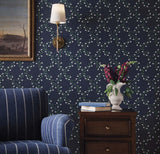 Rifle Paper Co. Bellflower Navy Wallpaper
