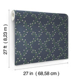 Rifle Paper Co. Bellflower Navy Wallpaper