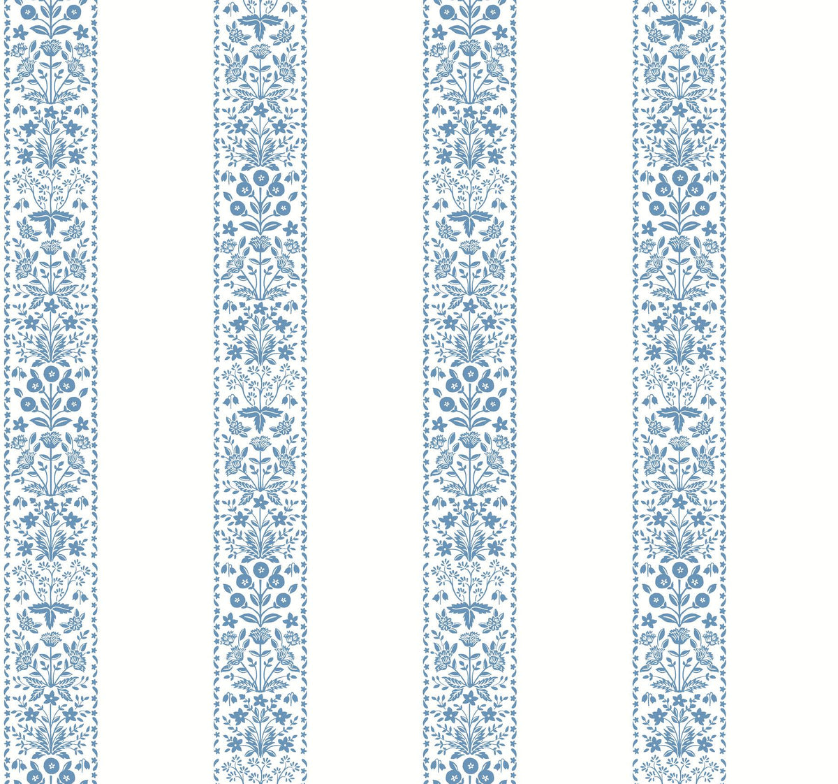 Rifle Paper Co. Estee Stripe Blue & White Wallpaper