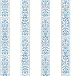 Rifle Paper Co. Estee Stripe Blue & White Wallpaper