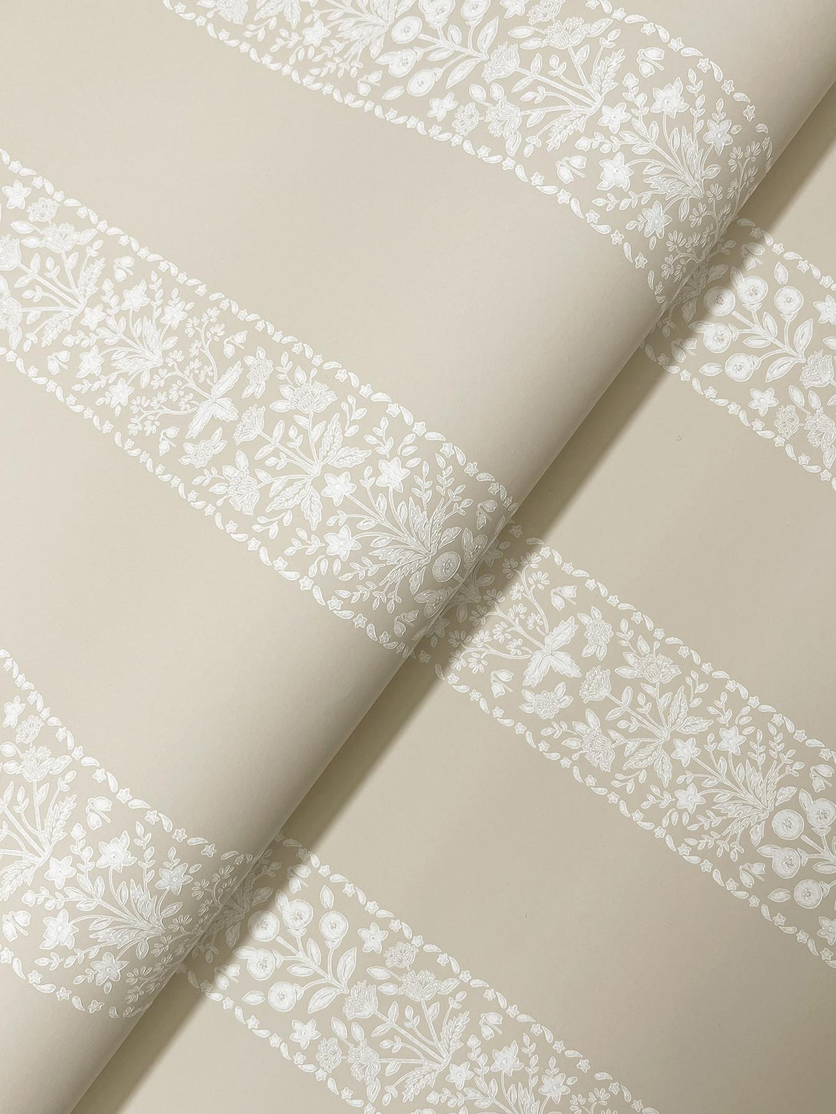 Rifle Paper Co. Estee Stripe Linen Wallpaper