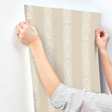 Rifle Paper Co. Estee Stripe Linen Wallpaper