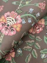 Rifle Paper Co. Gracie Brown Wallpaper