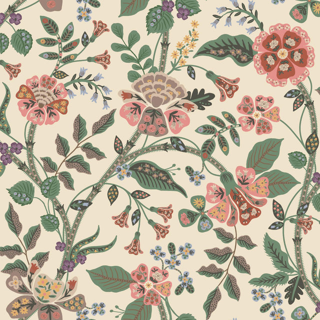 Rifle Paper Co. Gracie Cream Wallpaper