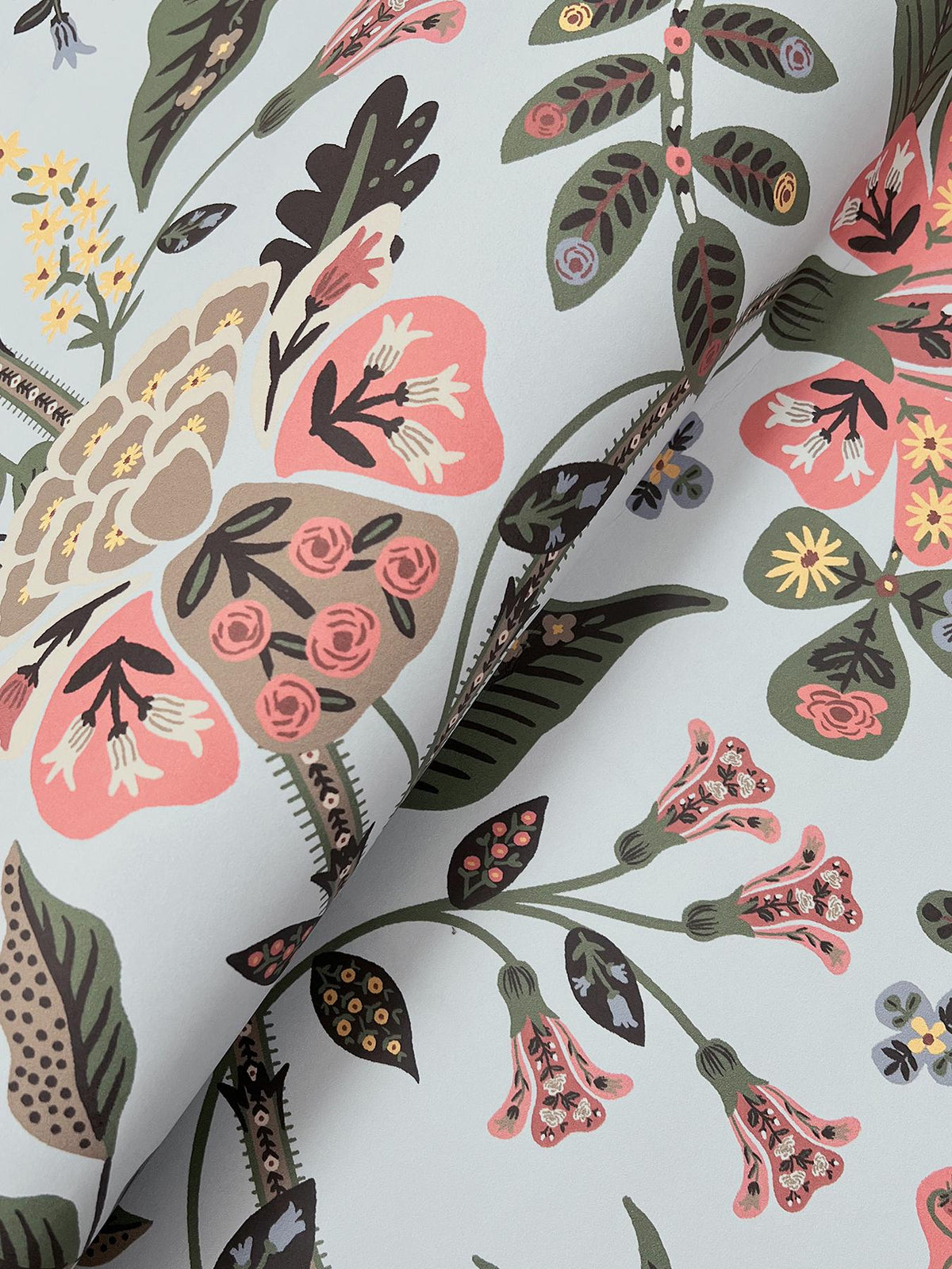 Rifle Paper Co. Gracie Blue Wallpaper