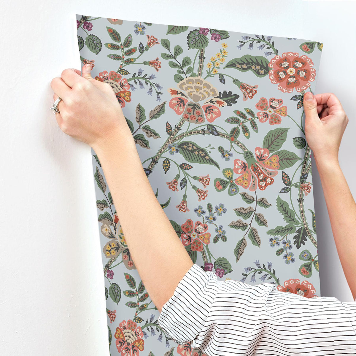 Rifle Paper Co. Gracie Blue Wallpaper
