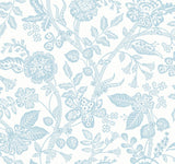 Rifle Paper Co. Gracie Garden Blue & White Wallpaper