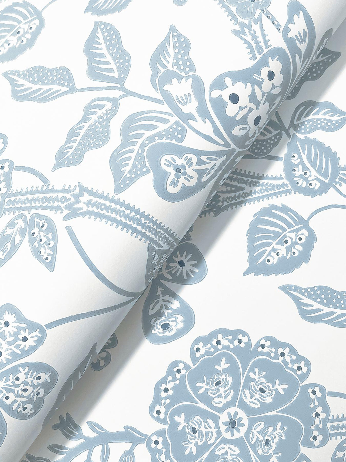 Rifle Paper Co. Gracie Garden Blue & White Wallpaper