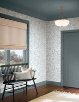 Rifle Paper Co. Gracie Garden Blue & White Wallpaper