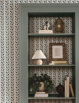 Rifle Paper Co. Seagrass Emerald & Linen Wallpaper