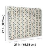 Rifle Paper Co. Seagrass Slate & Linen Wallpaper