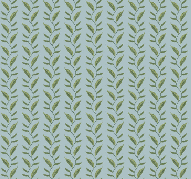 Rifle Paper Co. Seagrass Blue Wallpaper
