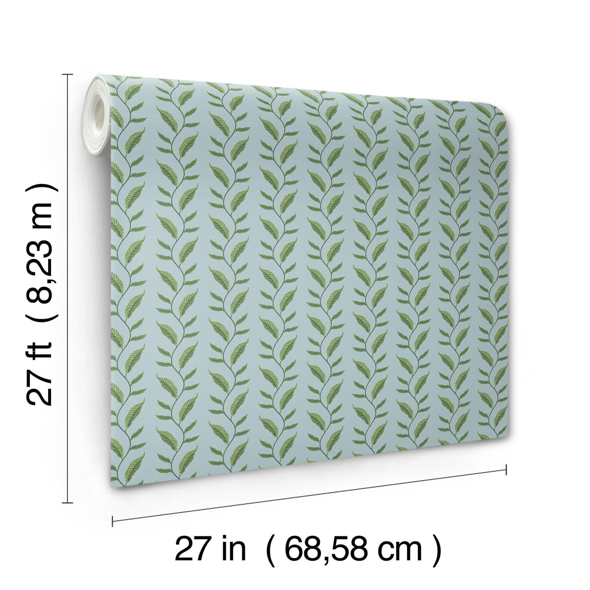 Rifle Paper Co. Seagrass Blue Wallpaper