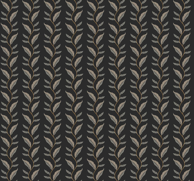 Rifle Paper Co. Seagrass Black Wallpaper