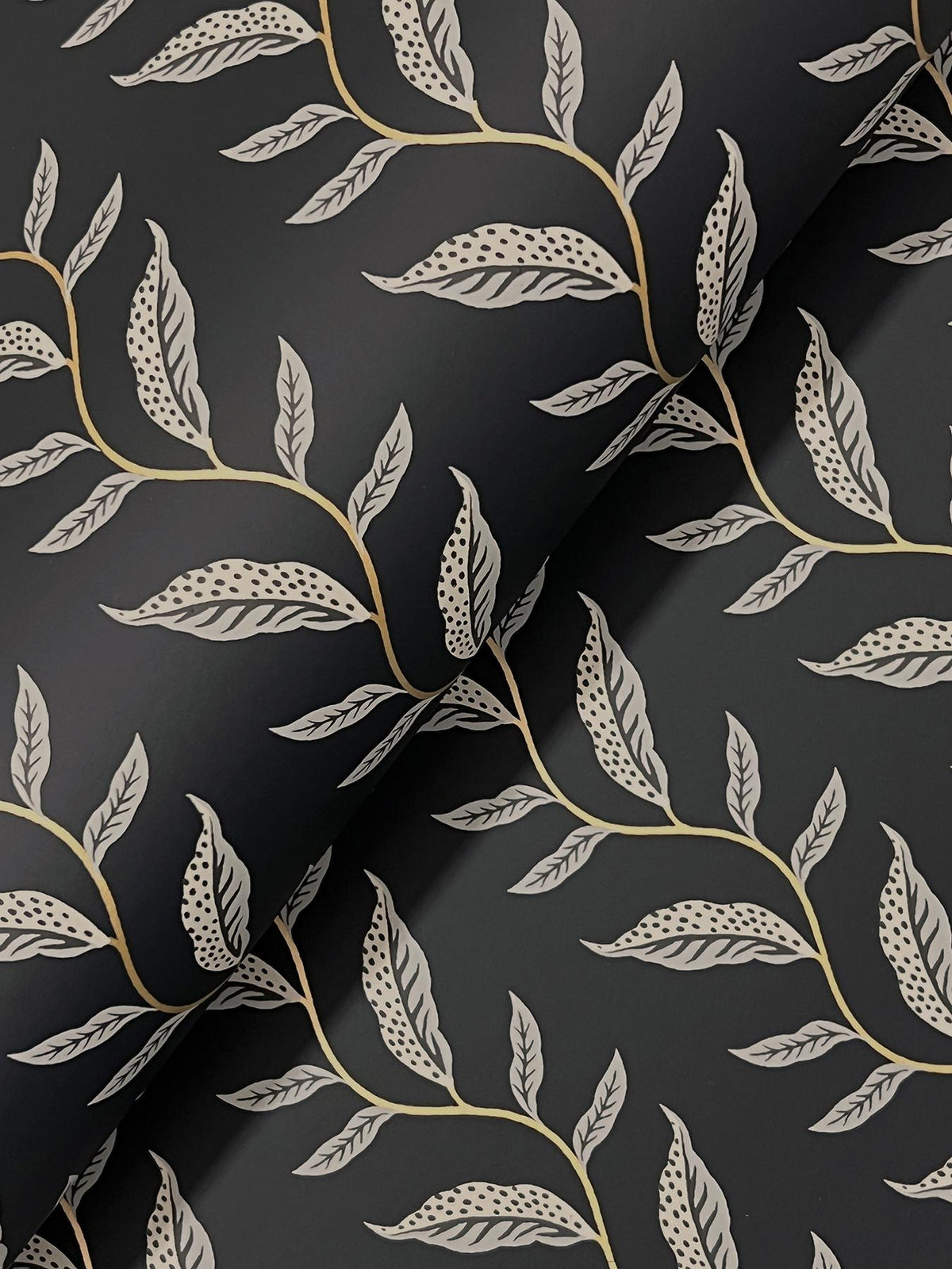 Rifle Paper Co. Seagrass Black Wallpaper