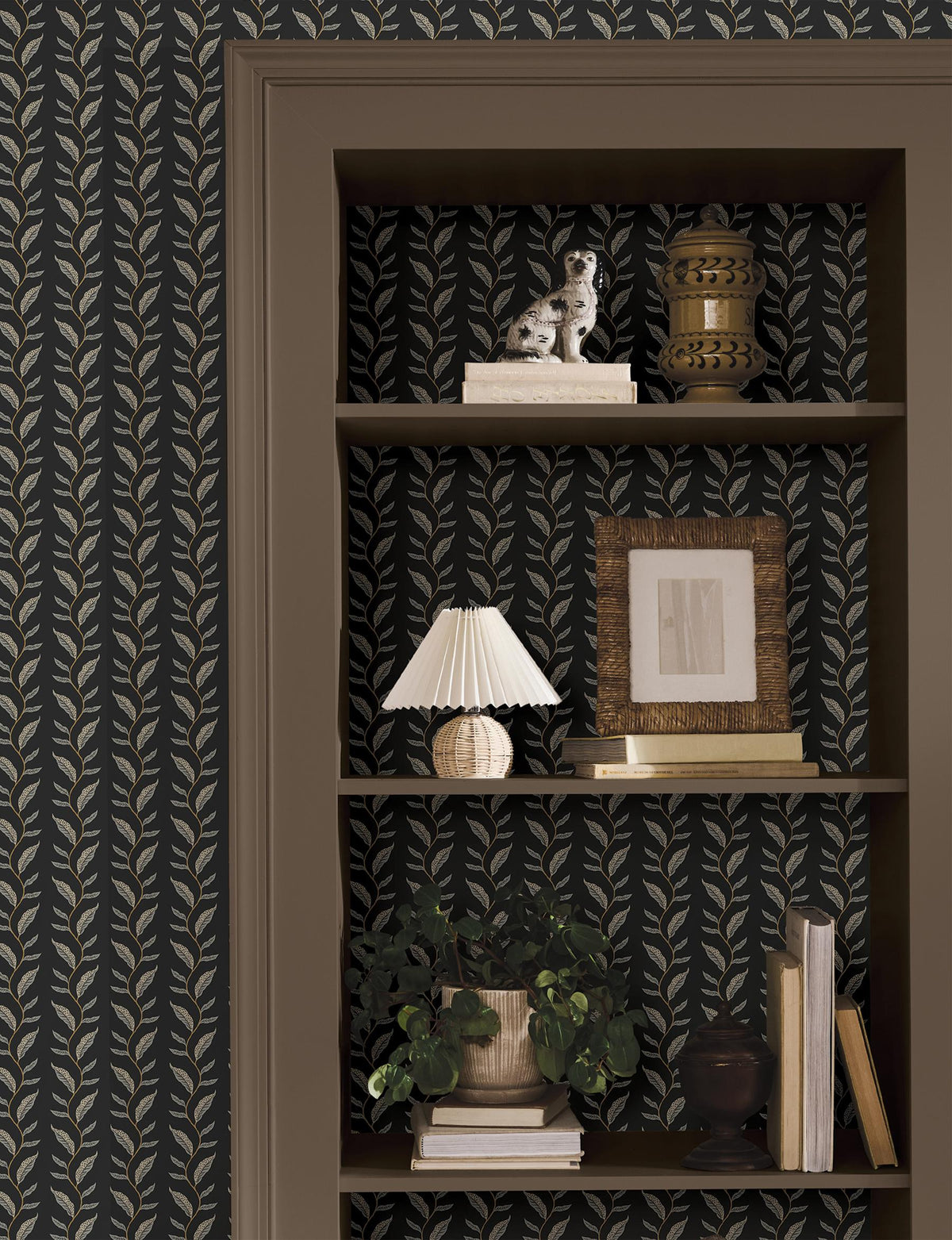 Rifle Paper Co. Seagrass Black Wallpaper