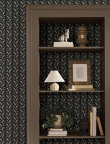 Rifle Paper Co. Seagrass Black Wallpaper