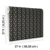 Rifle Paper Co. Seagrass Black Wallpaper