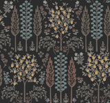 Rifle Paper Co. Fenna Black Wallpaper