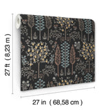 Rifle Paper Co. Fenna Black Wallpaper